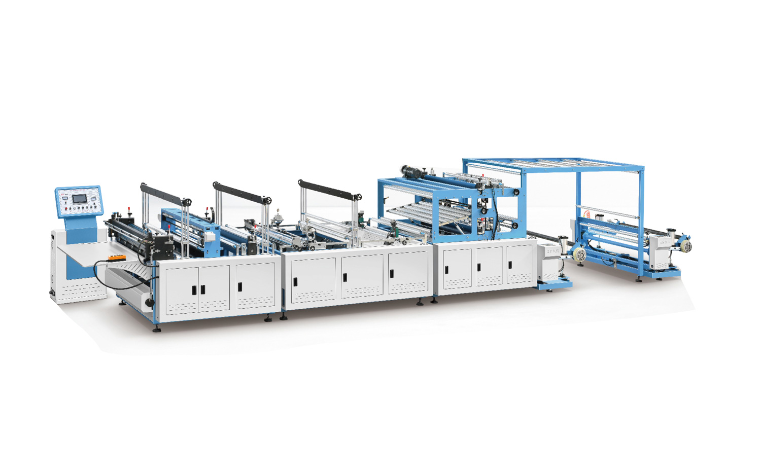 ZXL-1300雙放料無紡布制袋機(香蕉套袋、衛(wèi)浴潔具套袋、沙發(fā)套袋)